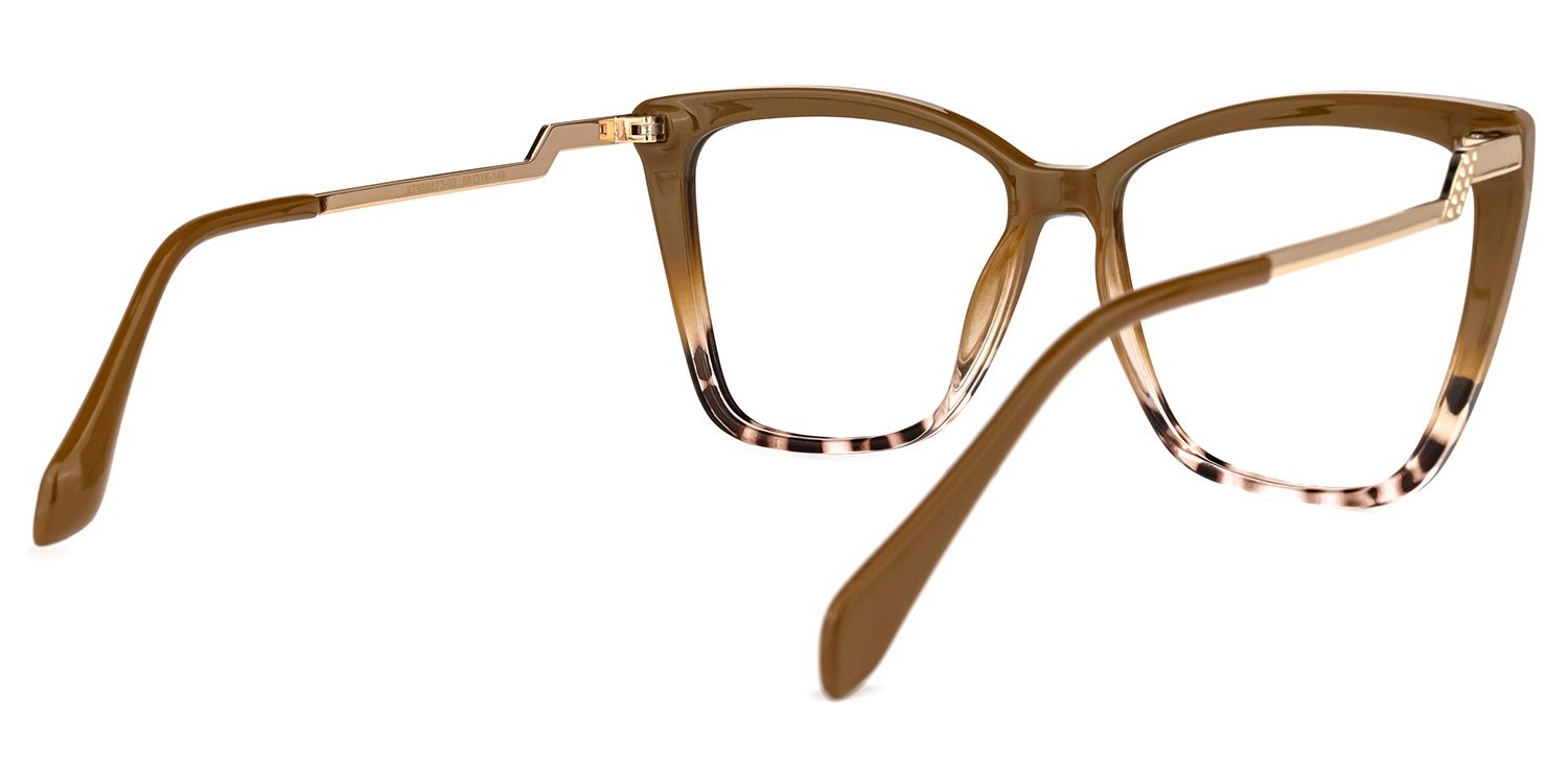 Awilda Marron Cateye Lunettes3