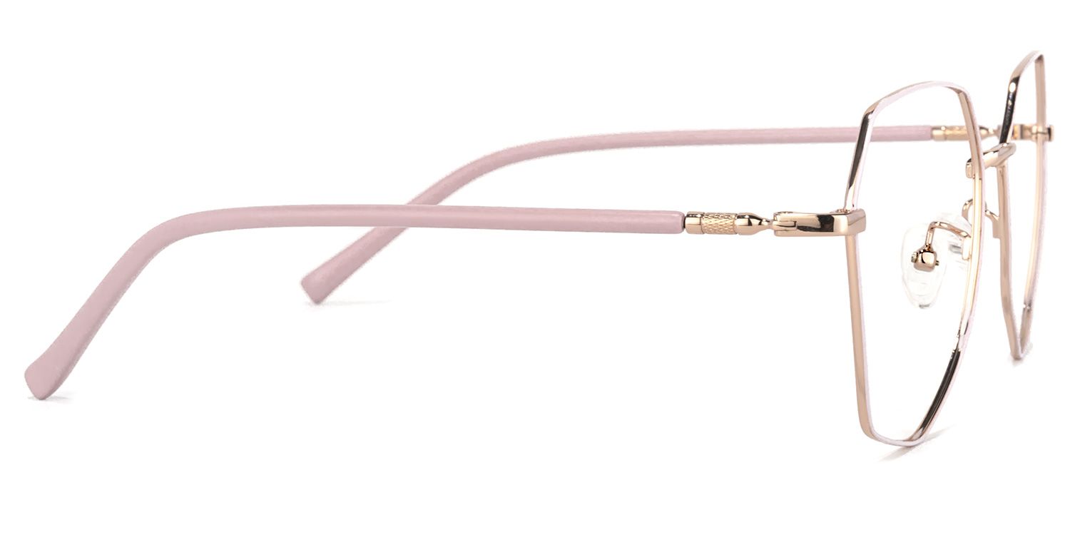 Bivins Rose Géométrique Lunettes3