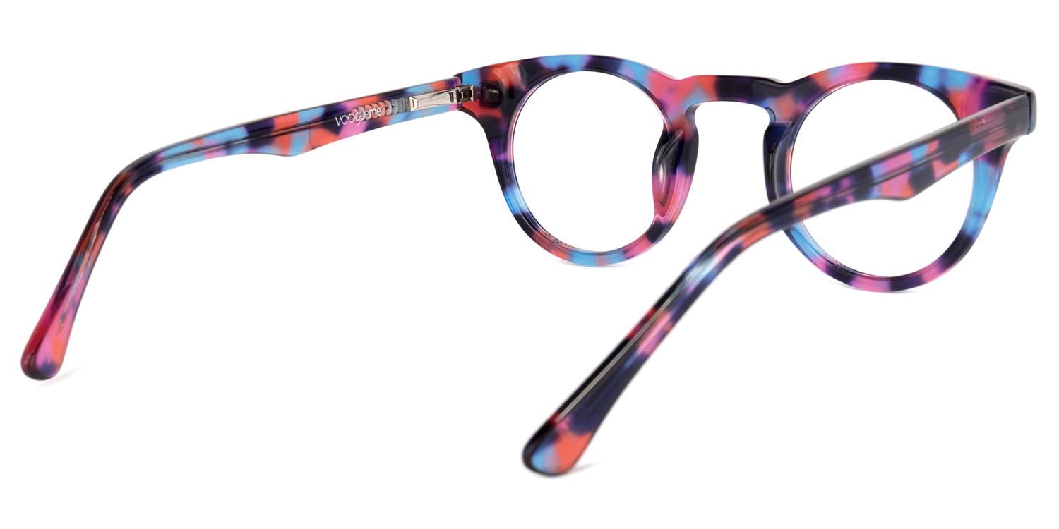 Elsie Floral Ronde Lunettes4