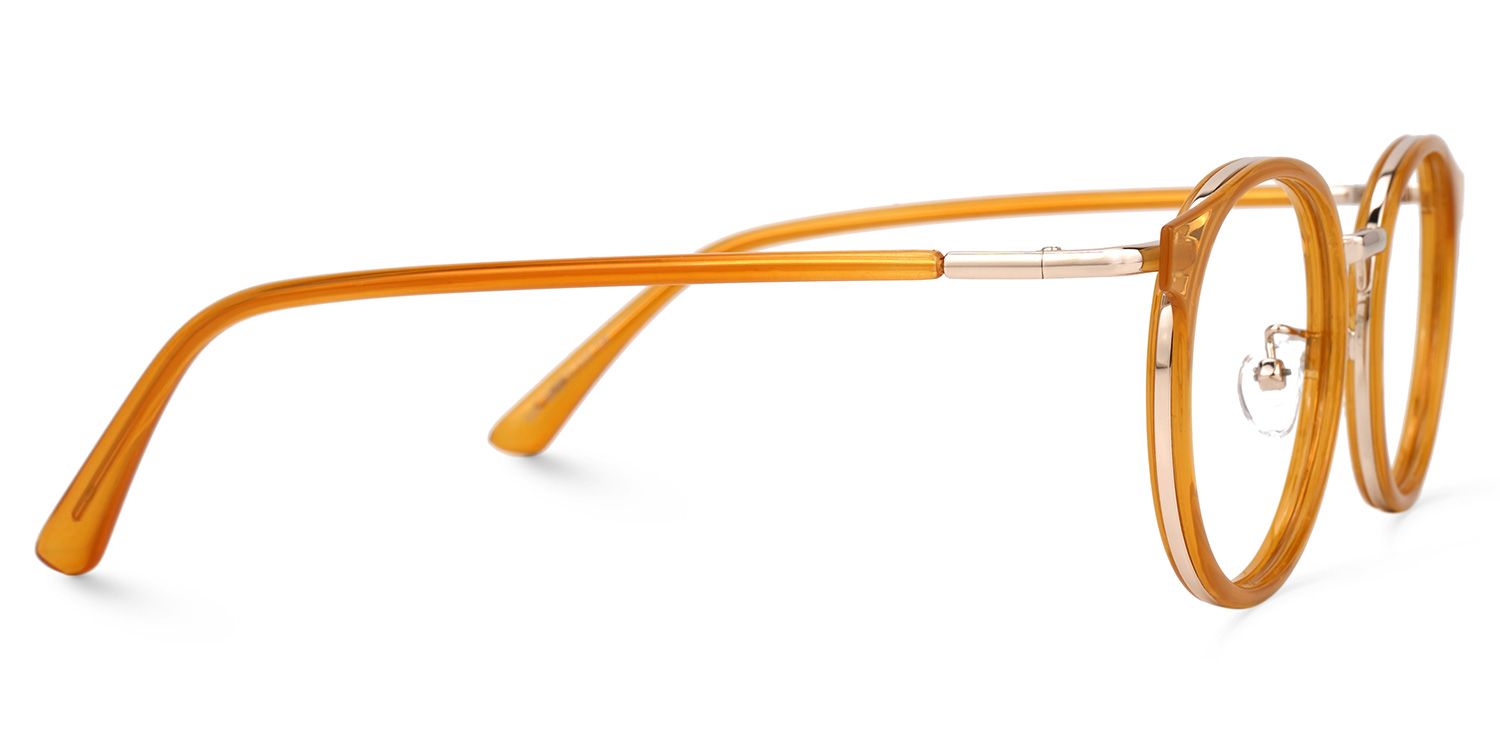 Zschopau Orange Ronde Lunettes2