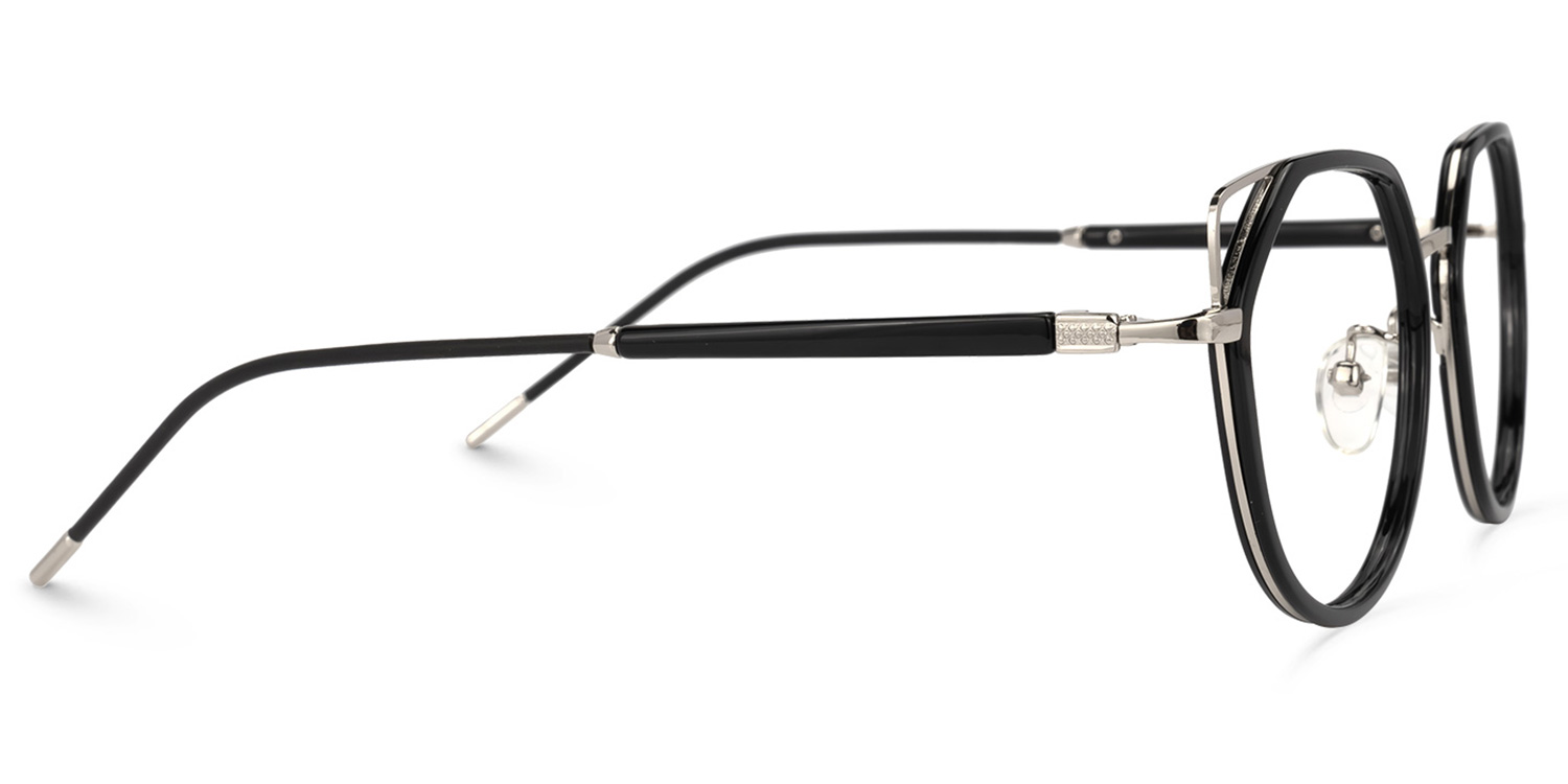 Mathilda Noir Cateye Lunettes2