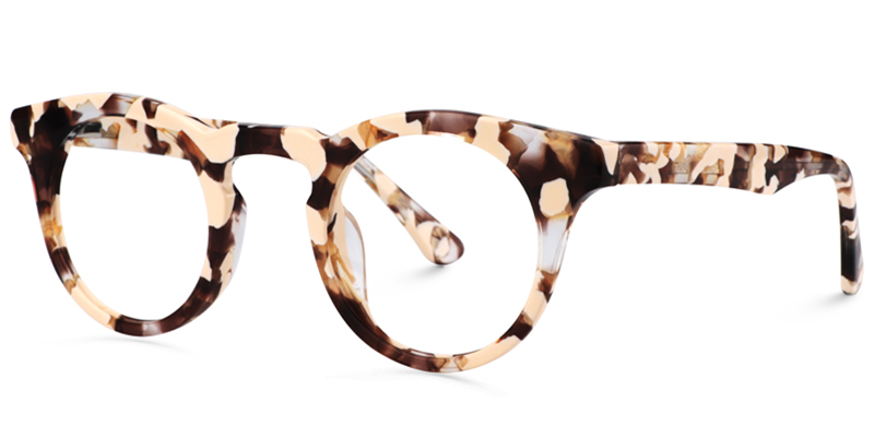 Abigail Lunettes rondes Tortoise1