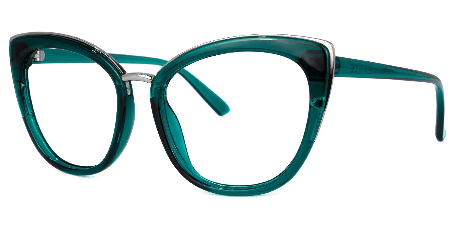 Kennard Paon-Bleu Cateye Lunettes1