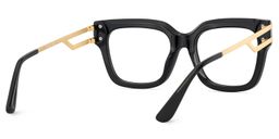 Lidia Noir Carré lunettes4