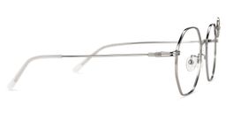 Kaitlyn Argent Rectangulaire lunettes2