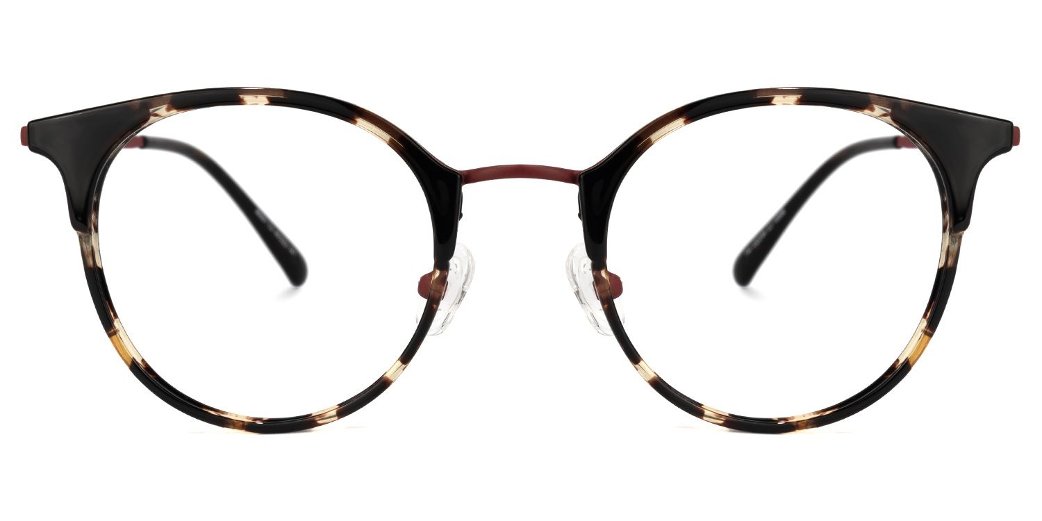  Derry Lunettes rondes écaille noire0