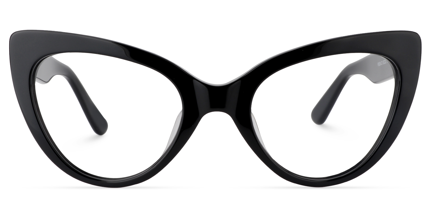 Claudette Noir Cateye Lunettes0