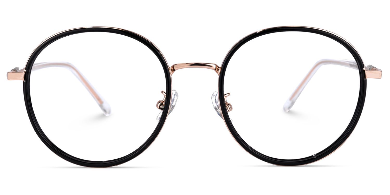 Zhane Lunettes rondes noires0