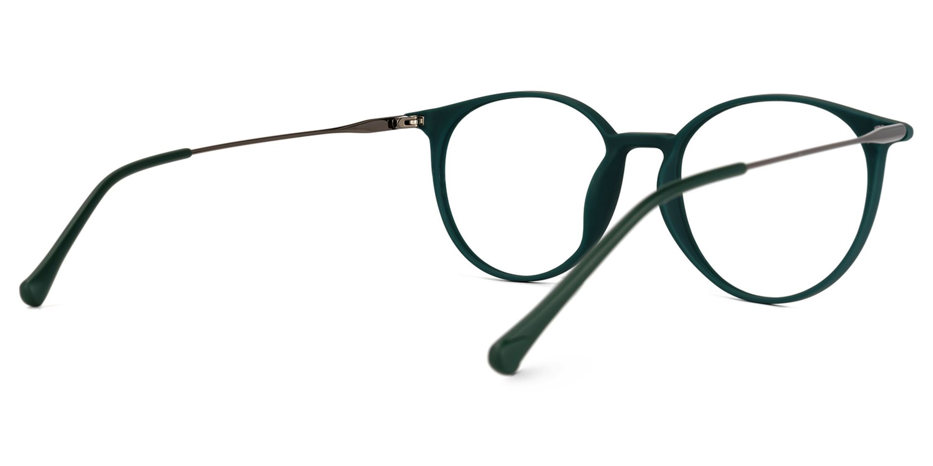 Ohnicio Lunettes rondes vert foncé3