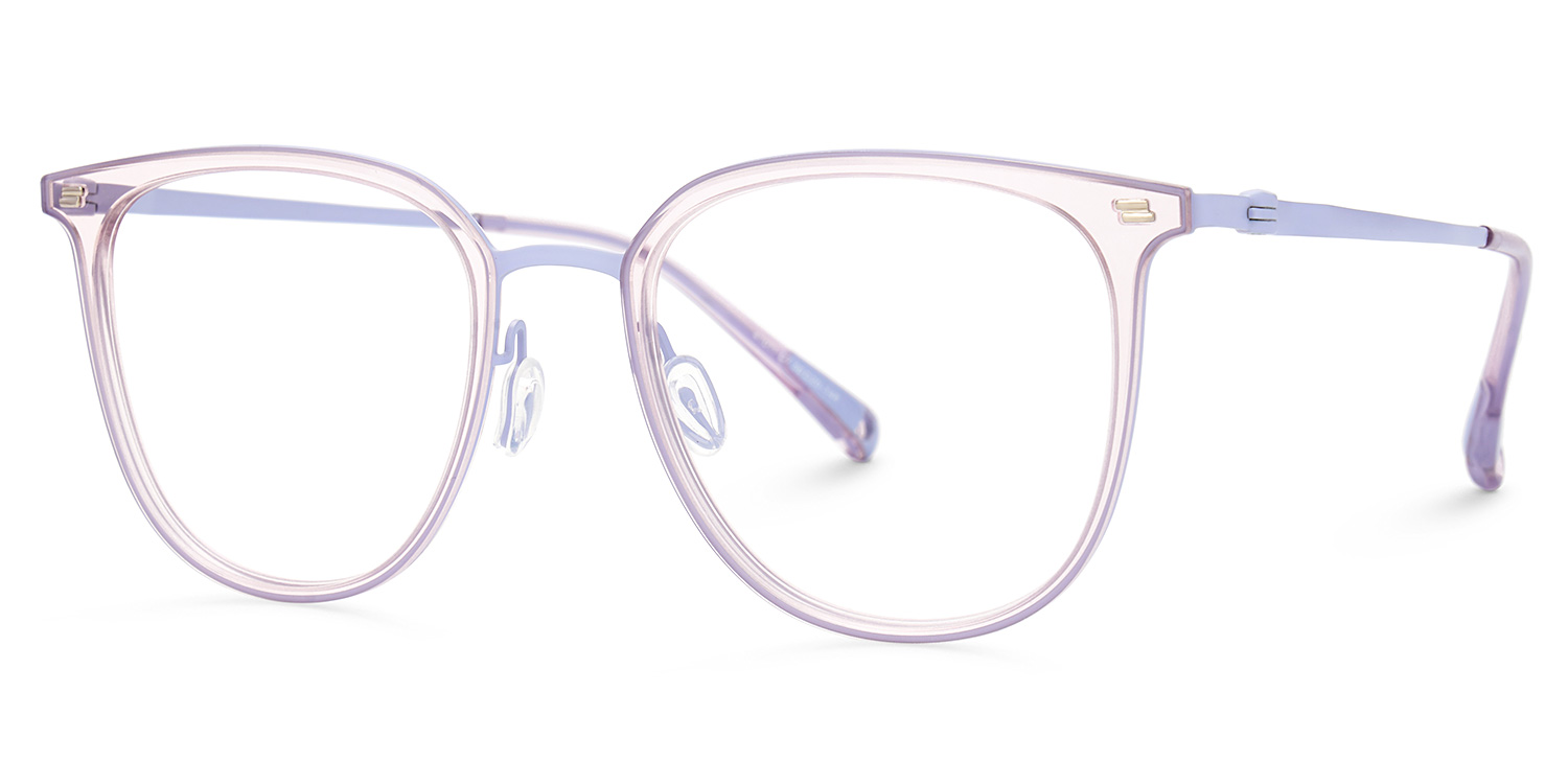 Gilliane Violet Ronde Lunettes1