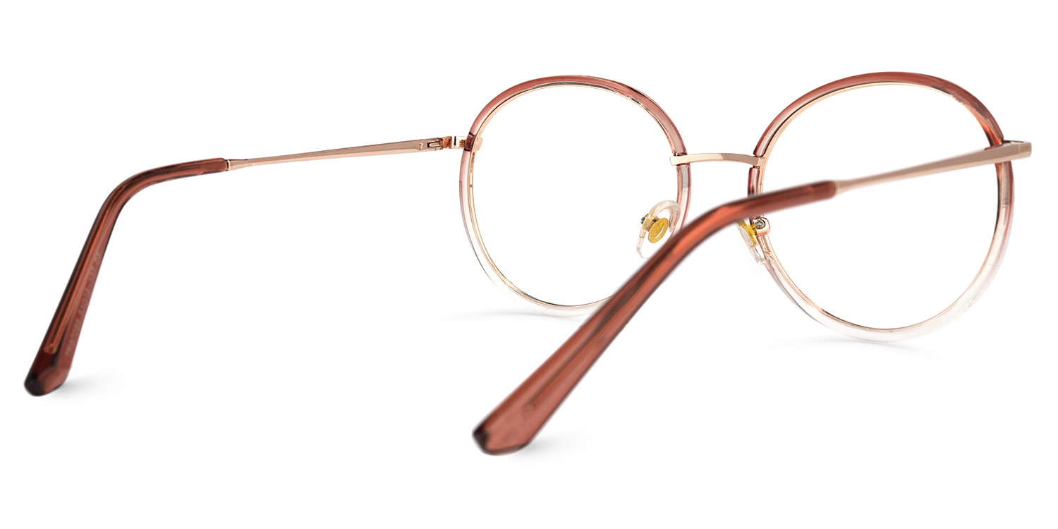 Patricia Rouge Cristal Ronde Lunettes2