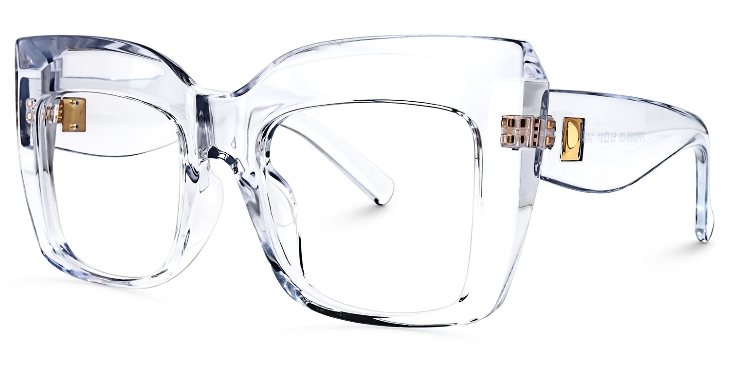 Alberta Cristal Cateye Lunettes1