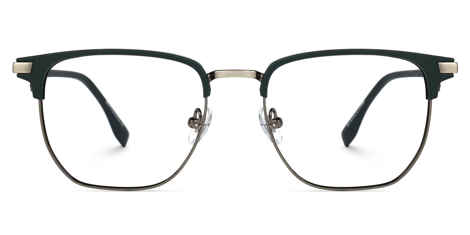 Zaira Vert Foncé Browline Lunettes0