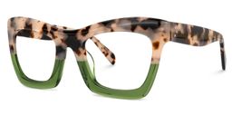 Benitez Bicolore Carré lunettes1