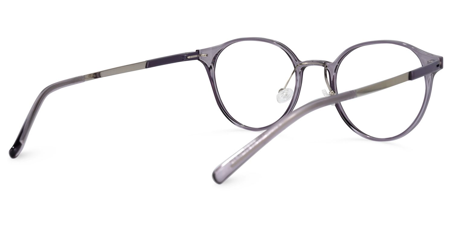 Laszlo Lunettes rondes Purple Crystal3