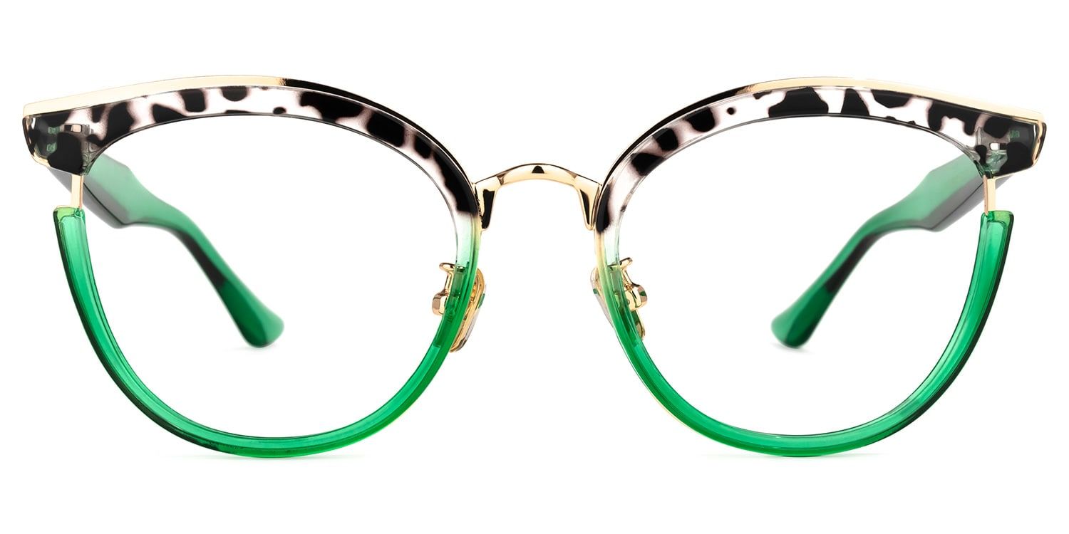 Laraine Vert Cateye Lunettes0
