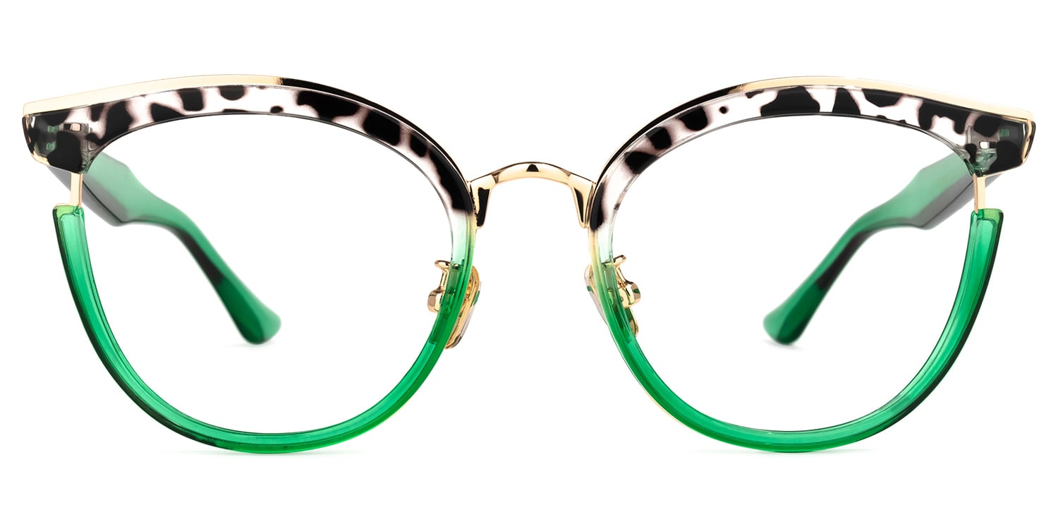 Laraine Vert Cateye Lunettes0
