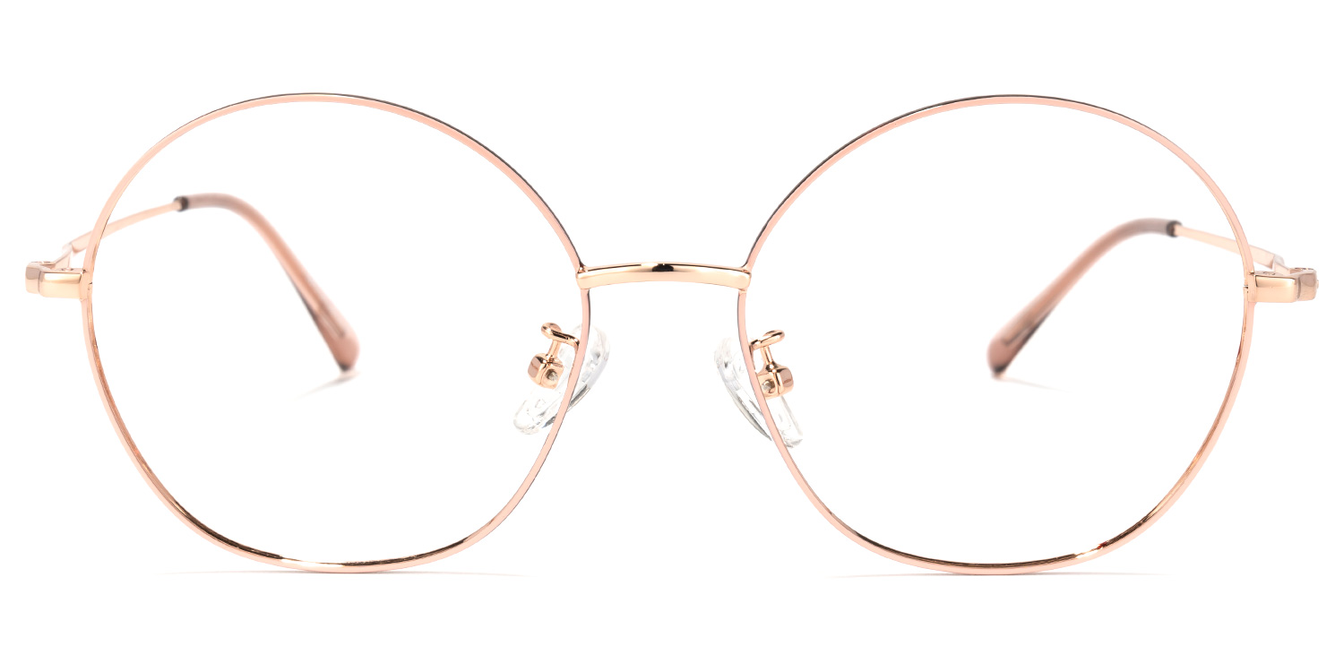 Lakesha Lunettes rondes roses0