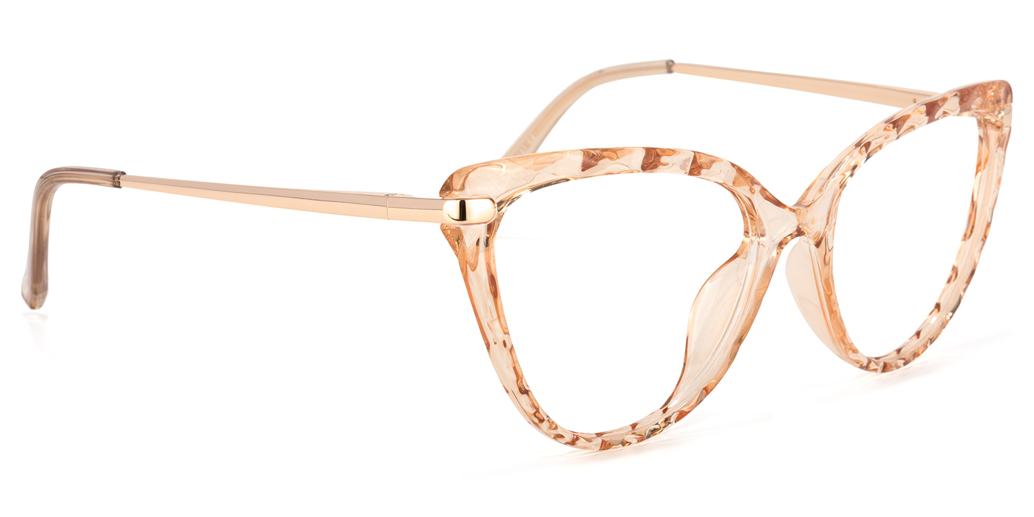Lucas Champagne Cateye Lunettes2