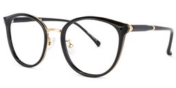 Zoe Noir Cat-eye lunettes1
