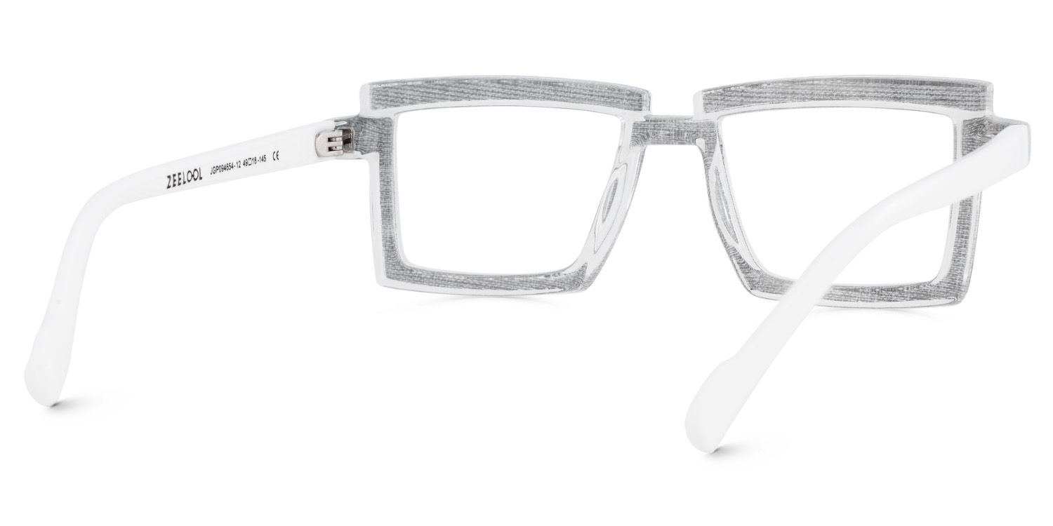 Zephyr Noir Rectangle Lunettes4