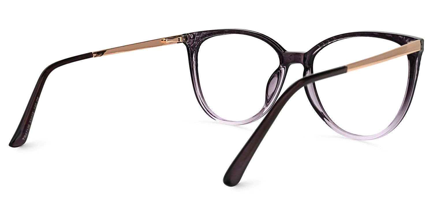 Wanda Violet foncé Cateye Lunettes2