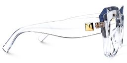 Alberta Cristal Carré lunettes3