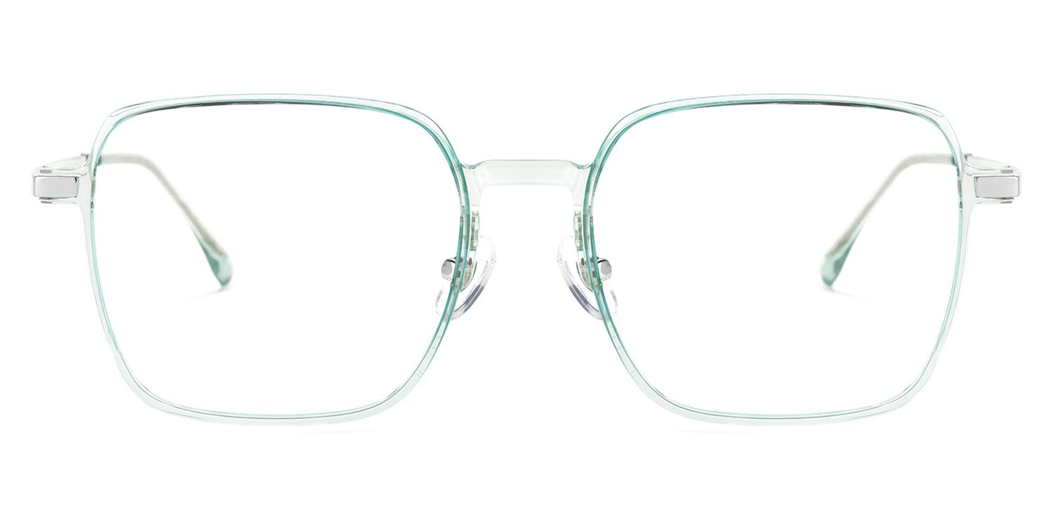 Padraigin Lunettes carrés en cristal vert 0