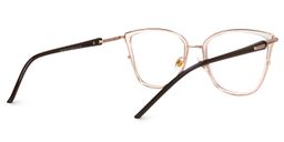 Marisa Beige Cat-eye lunettes3