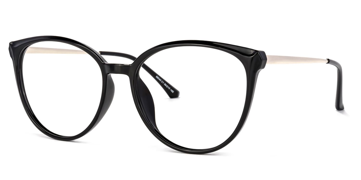 Omar Lunettes de cateye noires 1