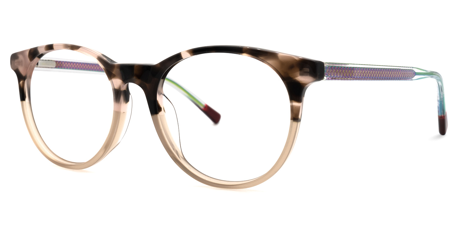 Katrina Bicolore-Tortue Cateye Lunettes1