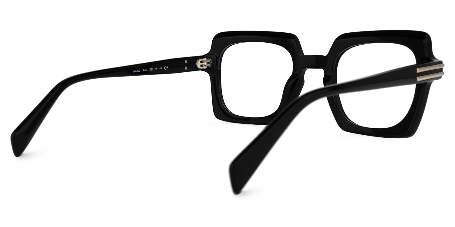 Nogueda Noir Carré Lunettes3