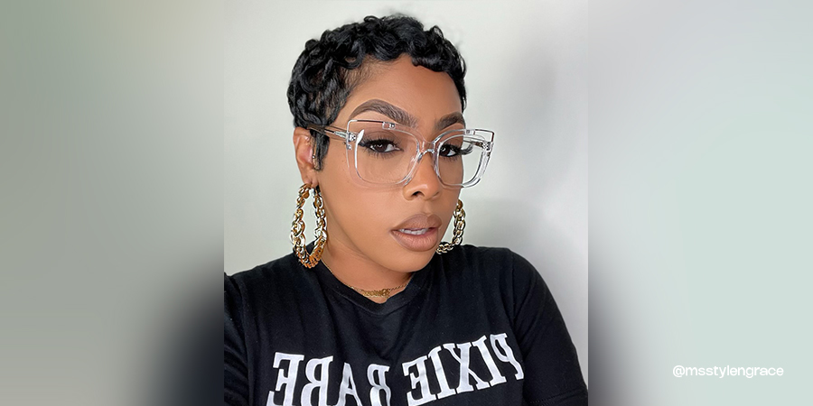 Dortch Cristal Carré Lunettes1