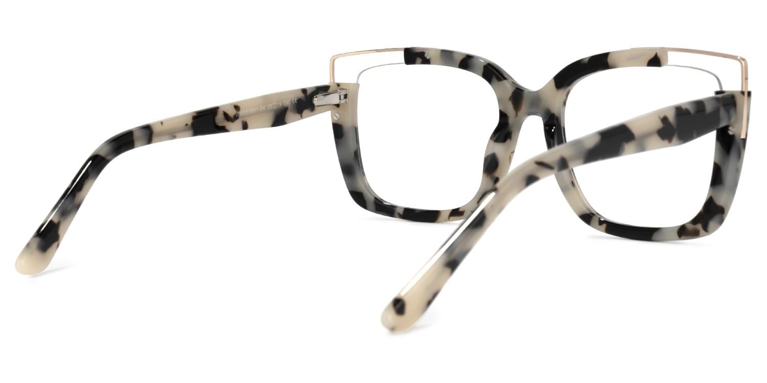 Dortch Gris-Tortue Carré Lunettes3