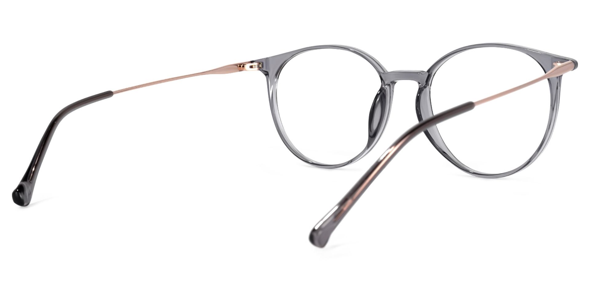 Ohnicio Lunettes rondes grises3