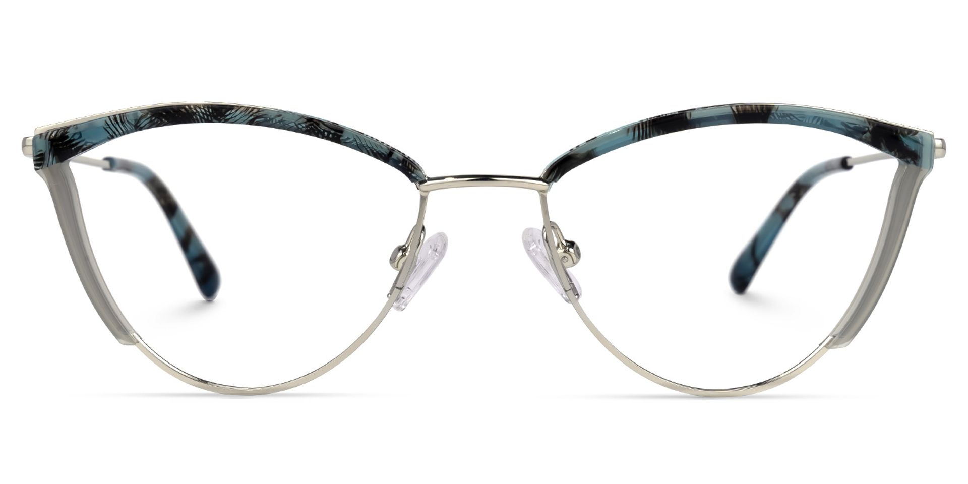 Annett Bleue Floral Cateye Lunettes0