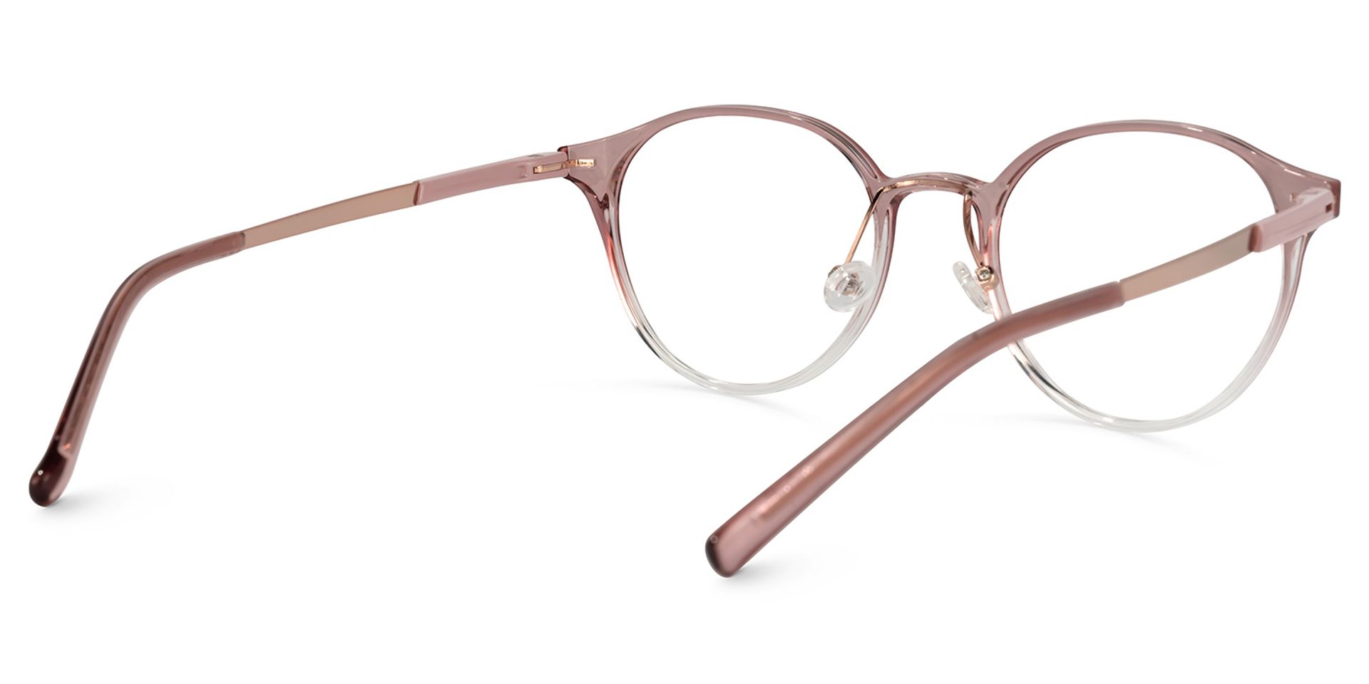 Laszlo Lunettes rondes en cristal Marron3
