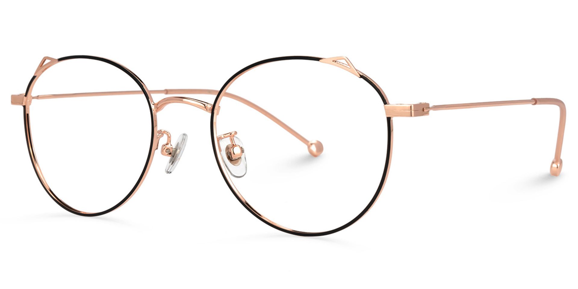 Chadwick Noir Or Cateye Lunettes1