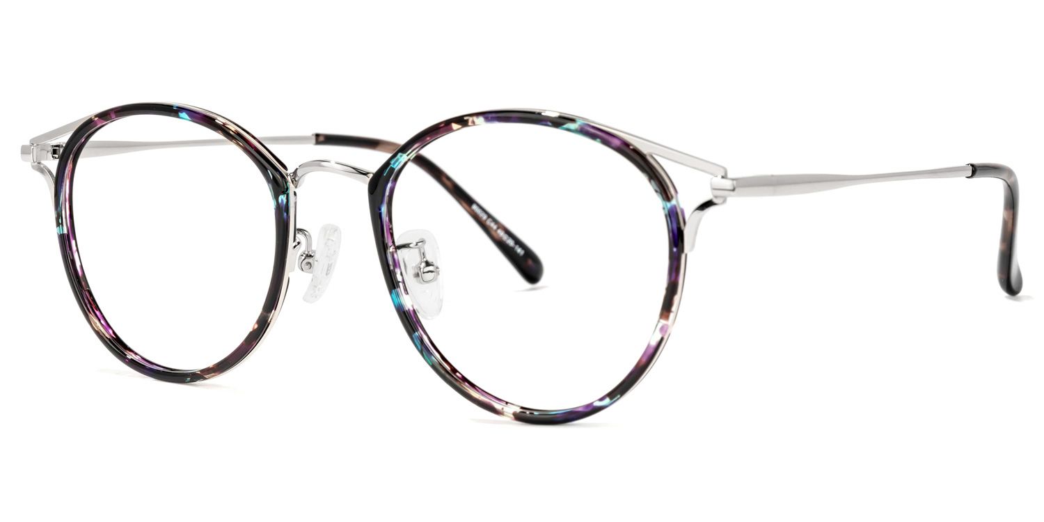 Quaneisha Lunettes rondes Noir Tortoise 1