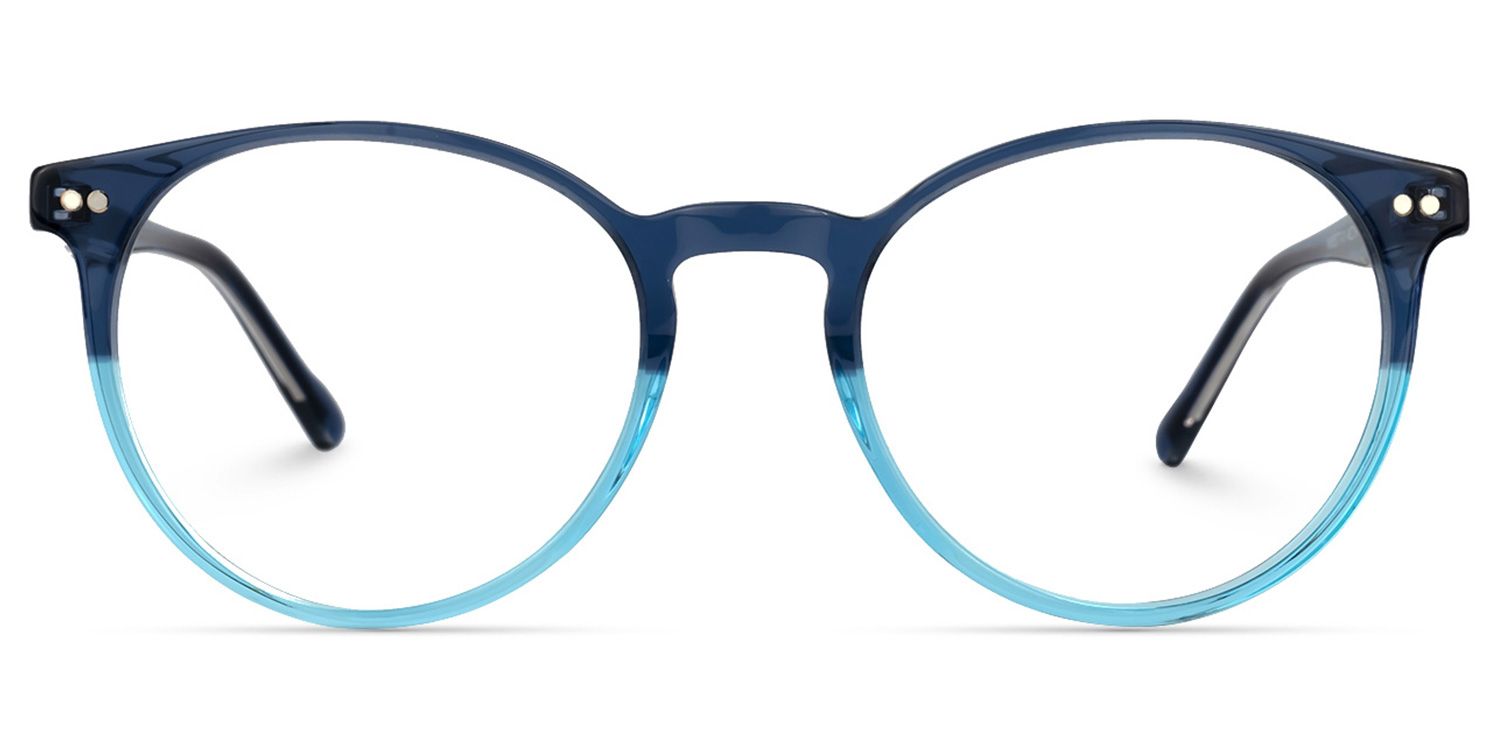 Ocasio Bleue Ronde Lunettes0