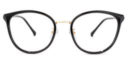 Zoe Noir Cat-eye lunettes0