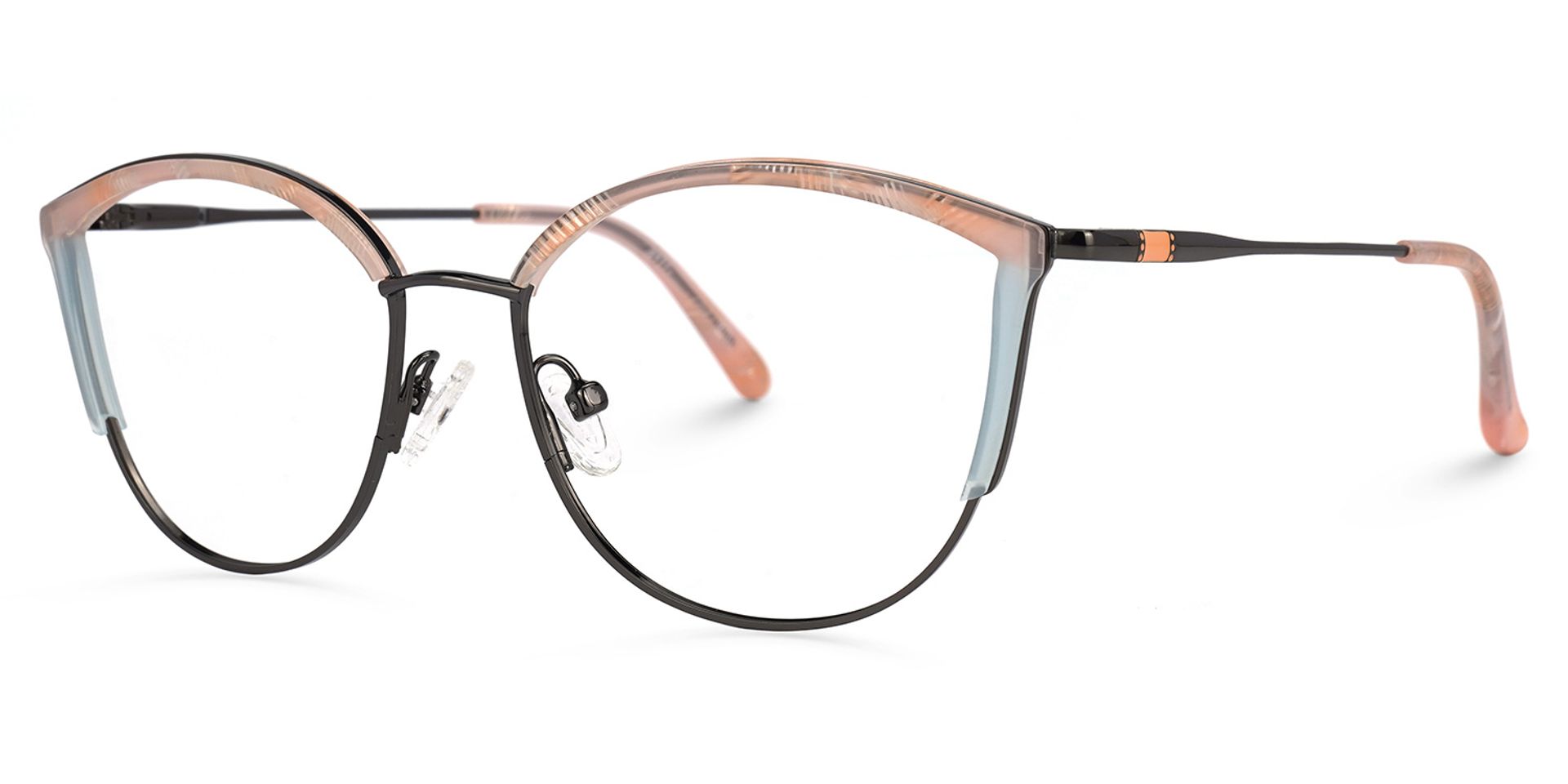 Agatha Orange Floral Cateye Lunettes1
