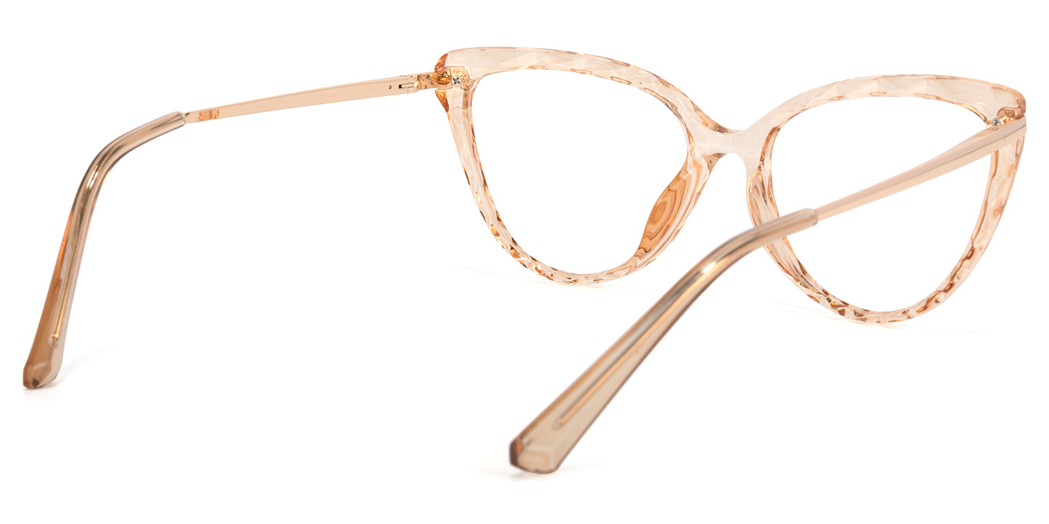Lucas Champagne Cateye Lunettes4