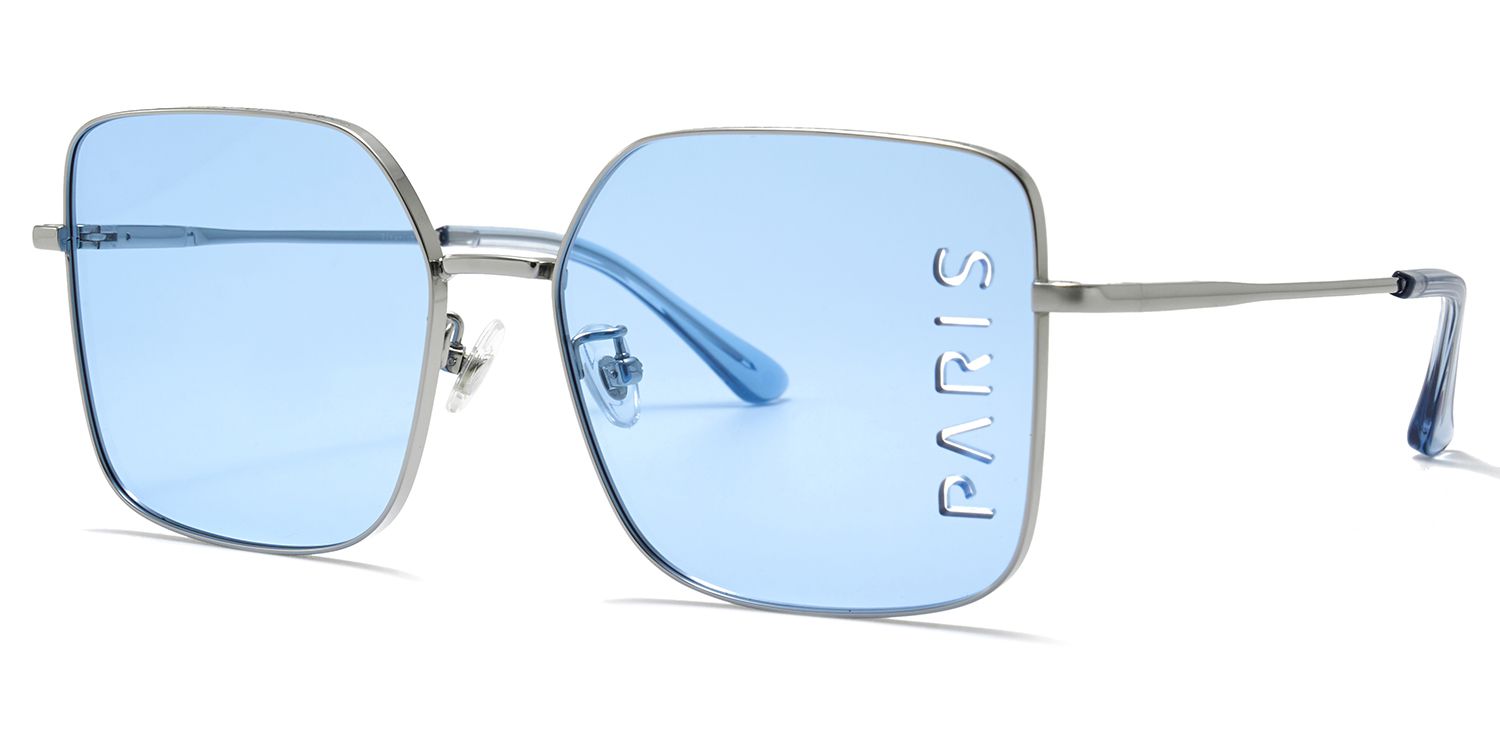 Millet Rectangle Bleu Lunettes de soleil pour Femmes et Hommes | ZEELOOL FR2