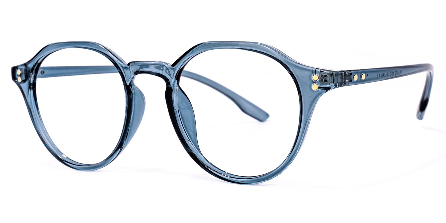 Jamin Bleue Ronde Lunettes1