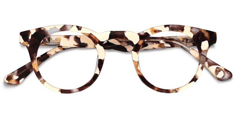 Abigail Lunettes rondes Tortoise5