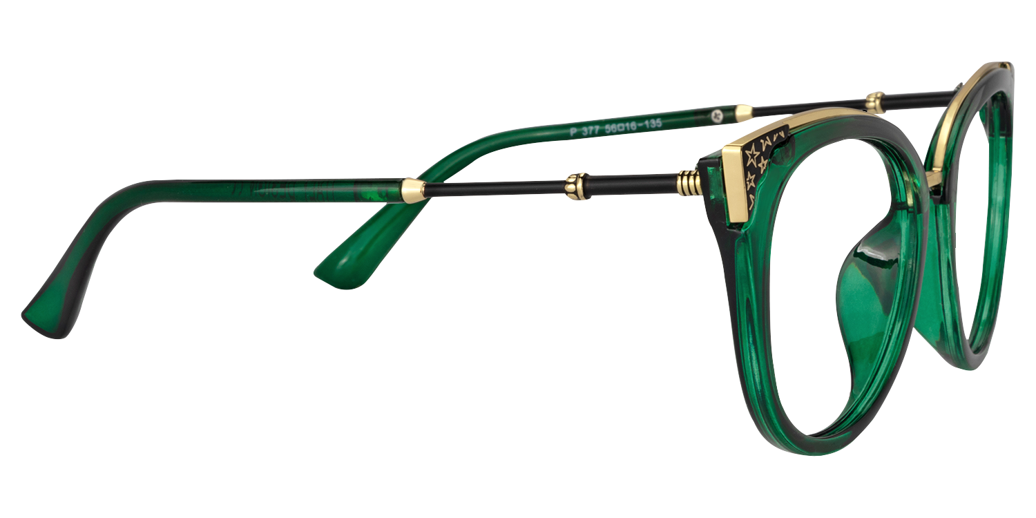 Dalton Lunettes Cateye vert foncé4