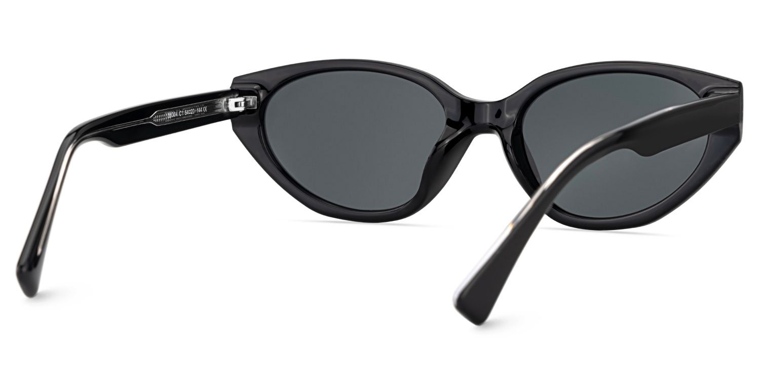 Raine Noir Cateye Solaires4