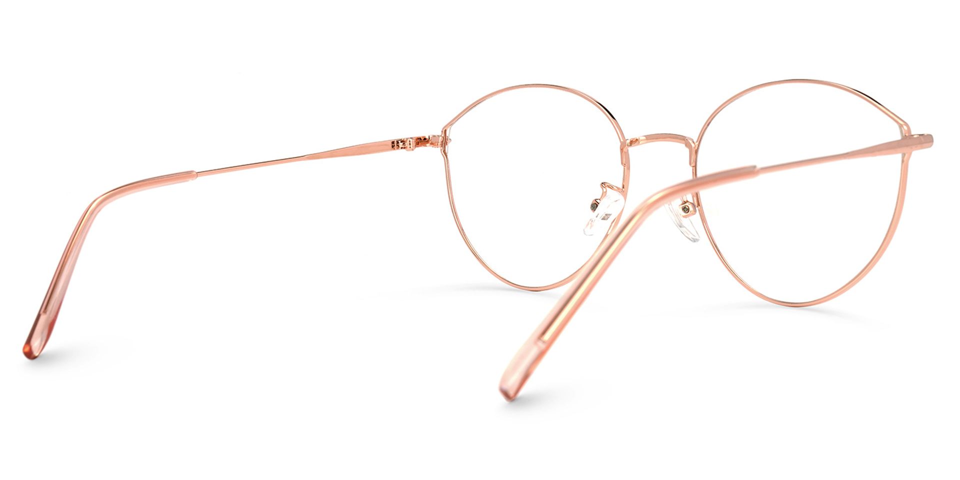 Riordan Or Rose Ronde Lunettes3
