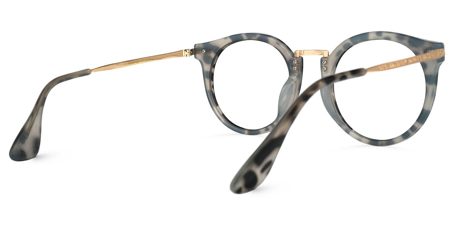 Quentina Gris Ronde Lunettes2